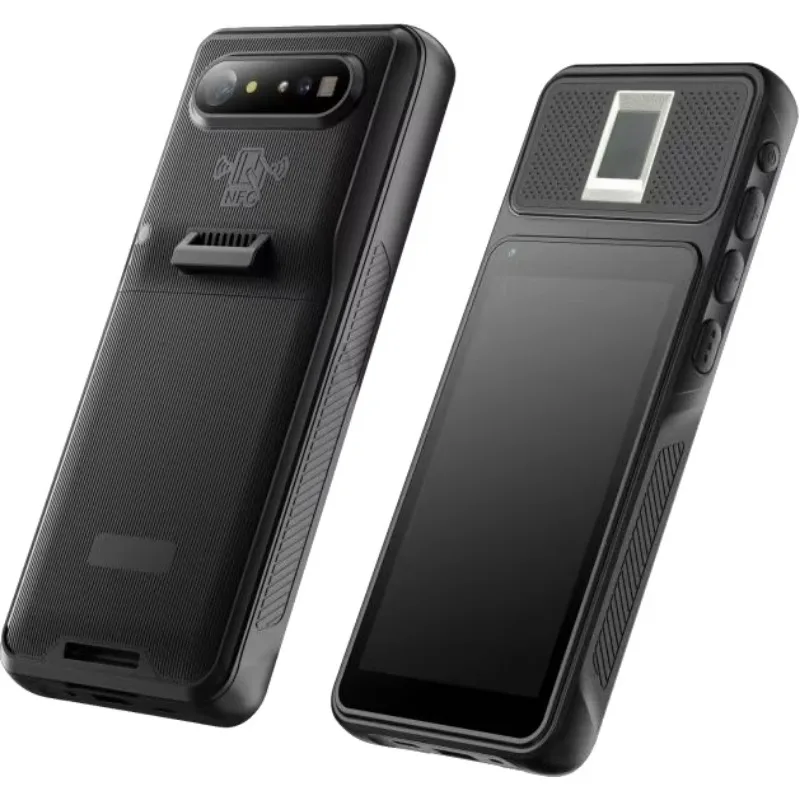 5 Inch Android 12.0 PDA Handheld Biometric Fingerprint Scanner NFC Card Reader Identity Verification FAP10 In Stock