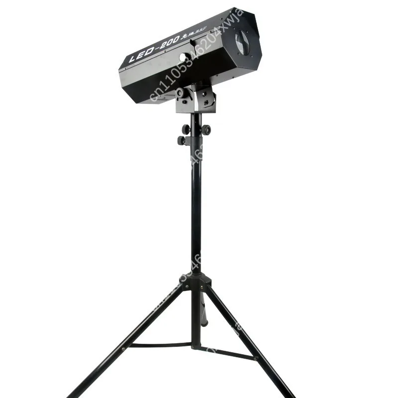Professional 200W LED Follow Spot Light, Bright Beam for Stage Photography, Dual Focus System with DMX Control