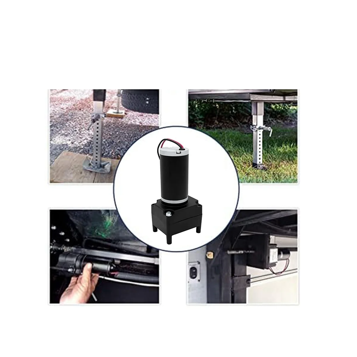 着陸装置システム 142178 、RV フィフスホイールランディングギアモーター、ベンチャー用 & ランディングギアシステム用