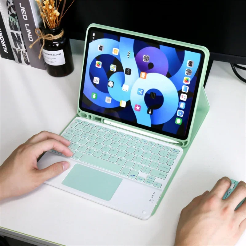 Keyboard Cover for Huawei MatePad SE 11 Inch AGS6-W00 2024 with Pencil Holder Detachable Backlight Bluetooth Keyboard Case Funda