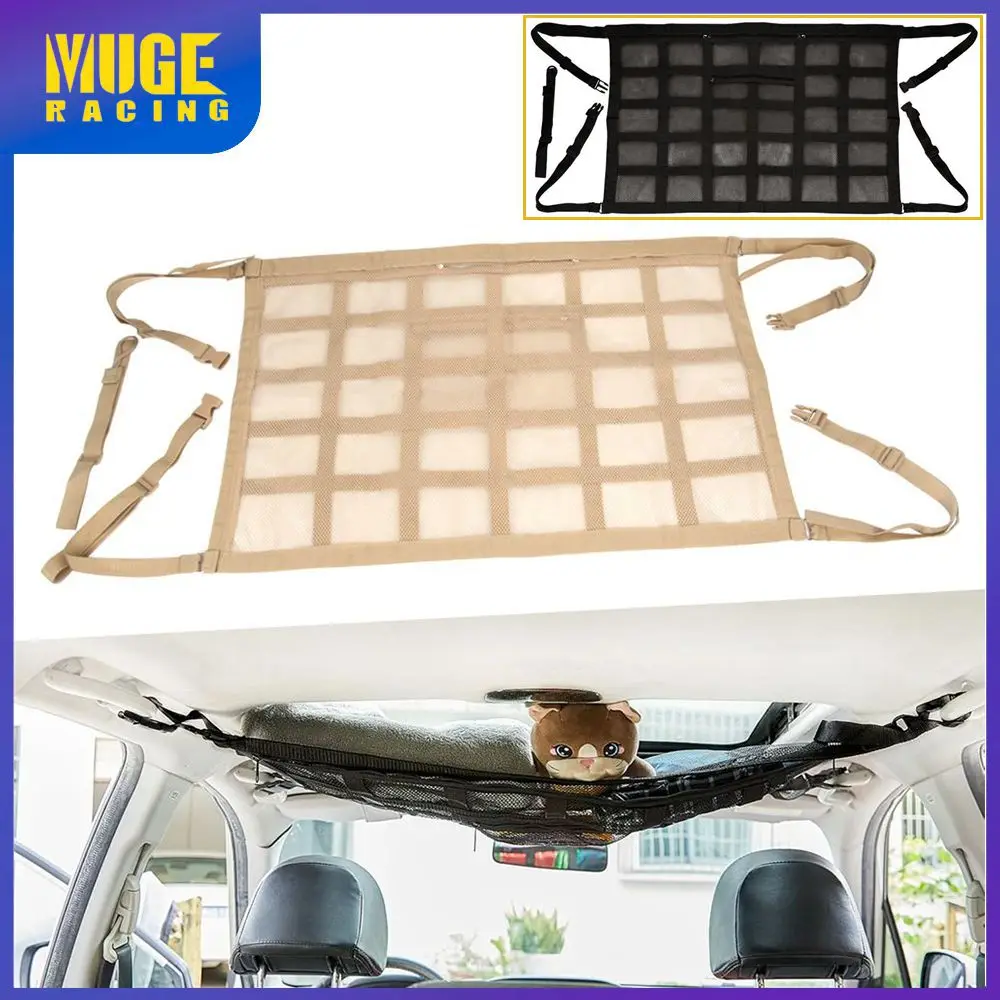 

MUGE-Car Ceiling Cargo Net 3 sizes Car Ceiling Storage Effortless Cargo Organization Heavy-Duty Load Capacity Secure BAG114