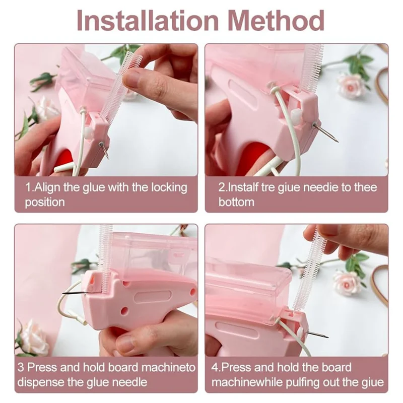 N08R Mini Stitch-Gun Kit, Quick Clothing Fixer With Needles & Fasteners & Buttons, Tagging-Gun For Clothing