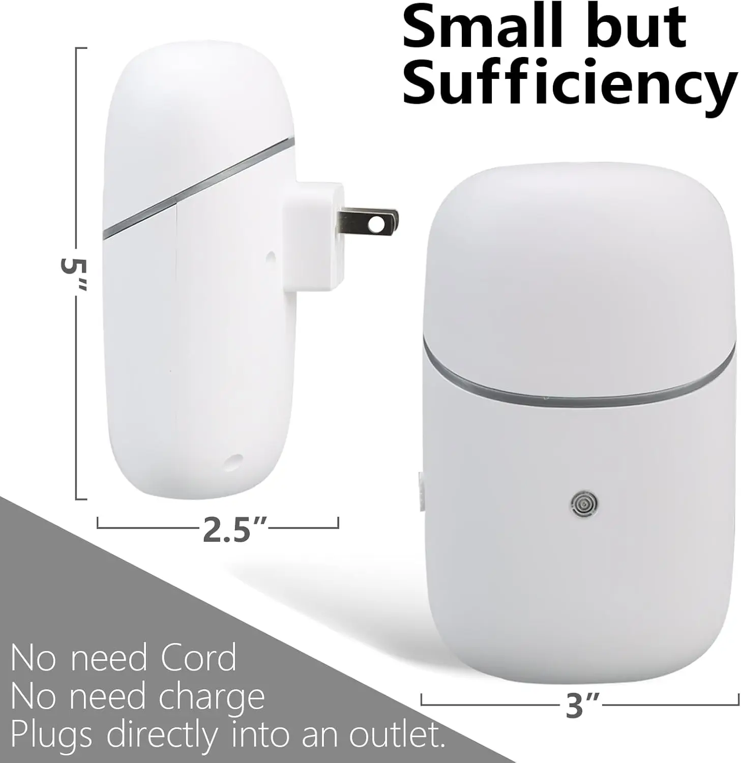2026 New Upgrade Waterless Essential Oil Diffuser, Plug In Air Scent Diffuser, Small Aromatherapy Frangrance Diffuser Machine