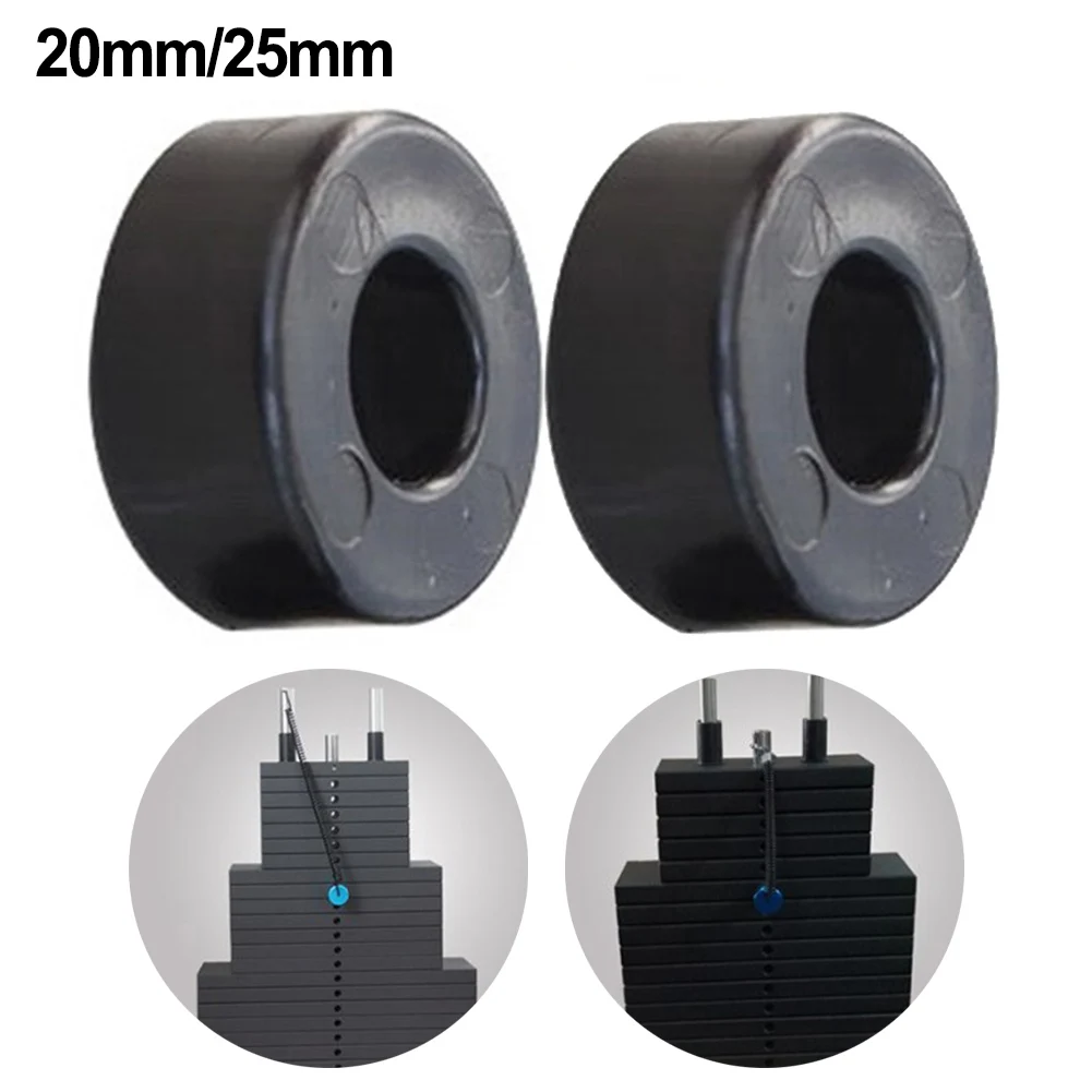 2pcs Weight Stack Selecting Rod Spacers Shock-absorbing Guide Pole Sleeve Rubber For Various Fitness Equipment Settings