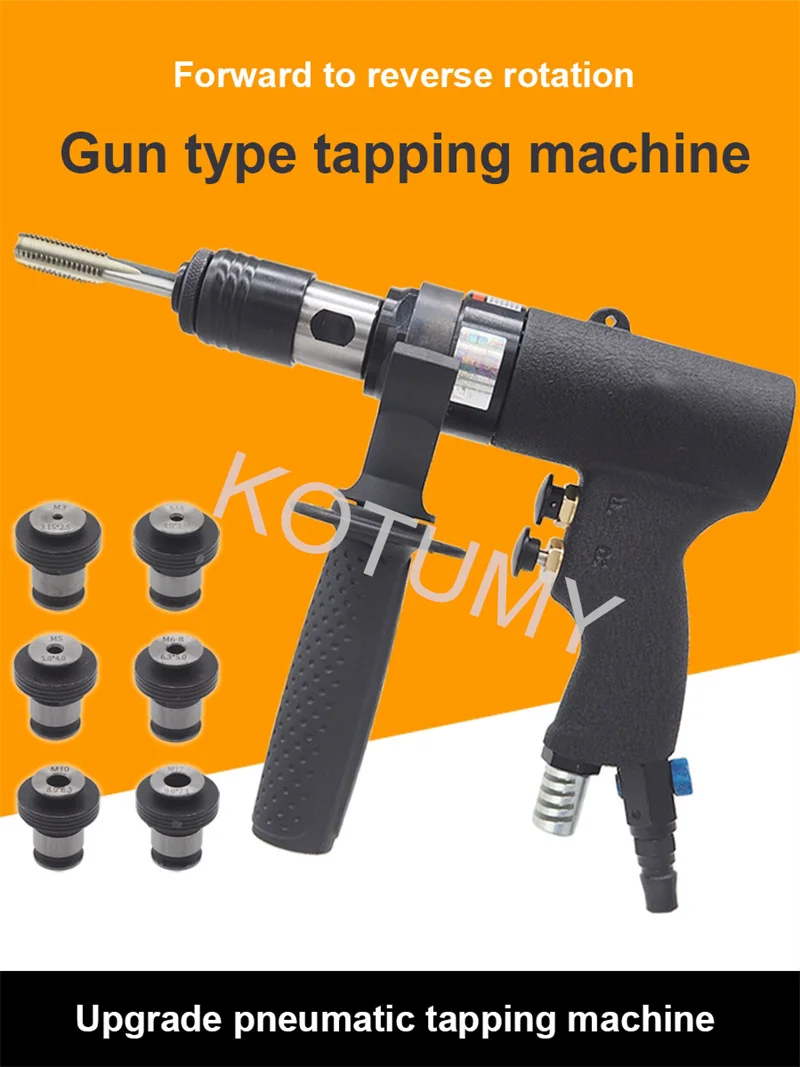 Tapping Machine M3-M12 Pneumatic Power Thread Machine Pneumatic Drill Tapper Thread Tools Drilling Machine