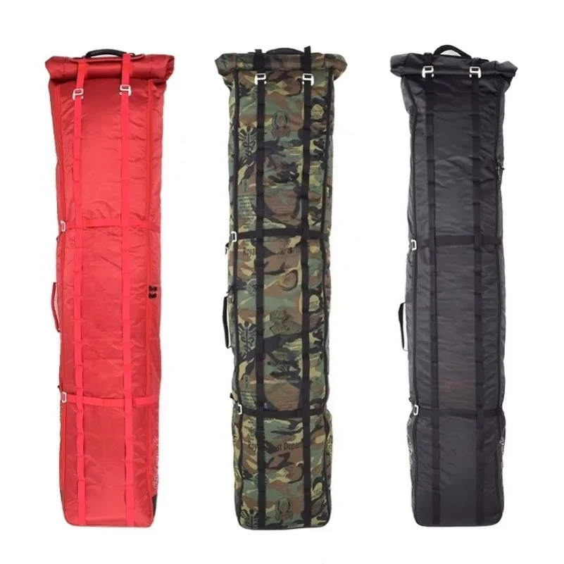 

Универсальная сумка для лыж и сноубордов на колесах, водонепроницаемая, с регулируемой длиной, телескопическая сумка для перевозки