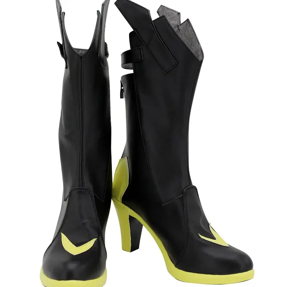 Honkai impact 3e Rita Rossweisse Cosplay Laarzen Hoge Hak Zwarte Schoenen Op maat gemaakt voor jongens en meisjes