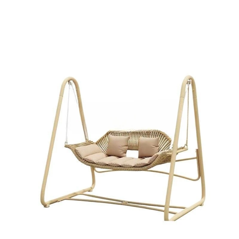 كرسي هزاز حديقة خارجية فيلا صالة كرسي الإنترنت المشاهير شرفة أرجوحة مزدوجة