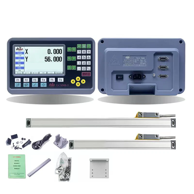 Factory Multi-language LCD 2 axis Digital Readout Dro with Linear Scale Encoder for Milling/Lathe/Grinding Machine