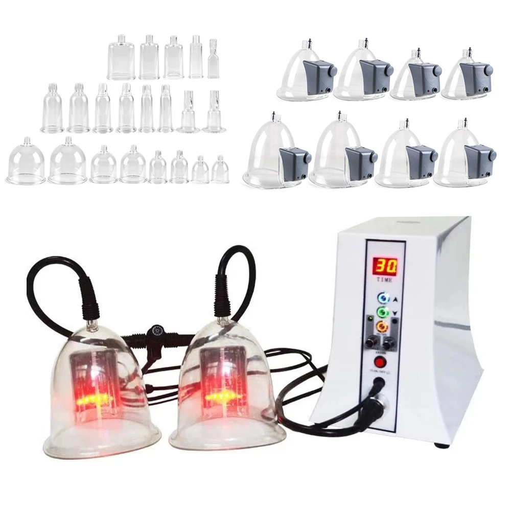 Vacuum Therapy Machine Breast Enlargement Slimming Body Shaping Hip Enhancer Machine Cupping Massager Lifting Buttocks Home Spa