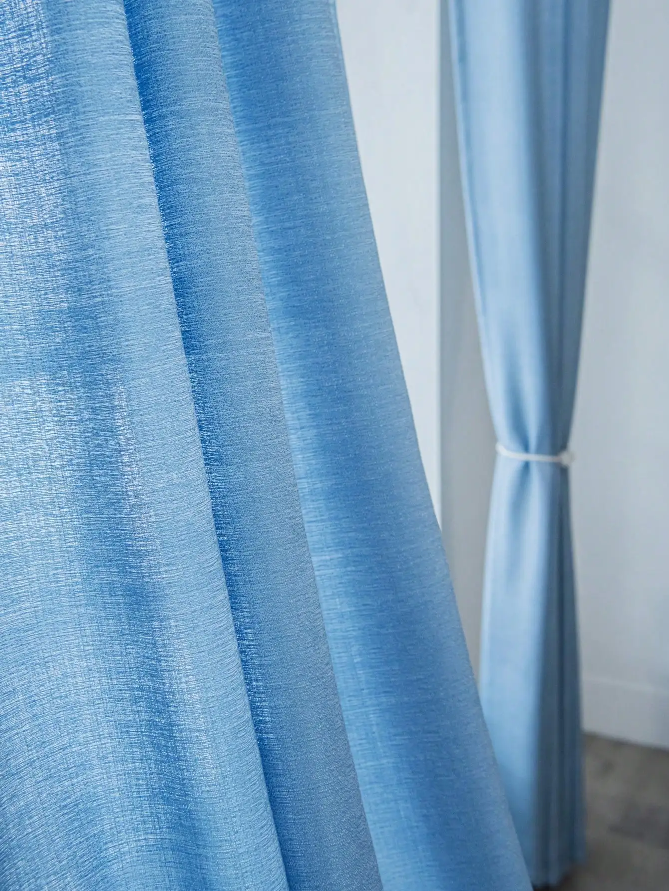 Textiles Solid Home Curtain Bluey and  Ruili Style  Window Curtains Polyester Sheer Curtains For The Living Room