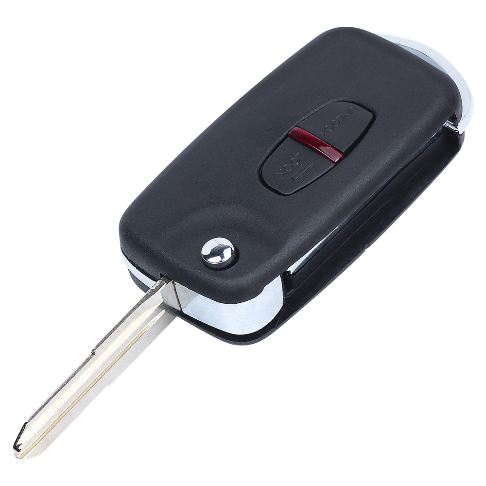 KEYECU Mofiied Flip Remote Key 2 pulsanti 315/433MHz per Mitsubishi Mirage 2012 2013 2014 2015 2016