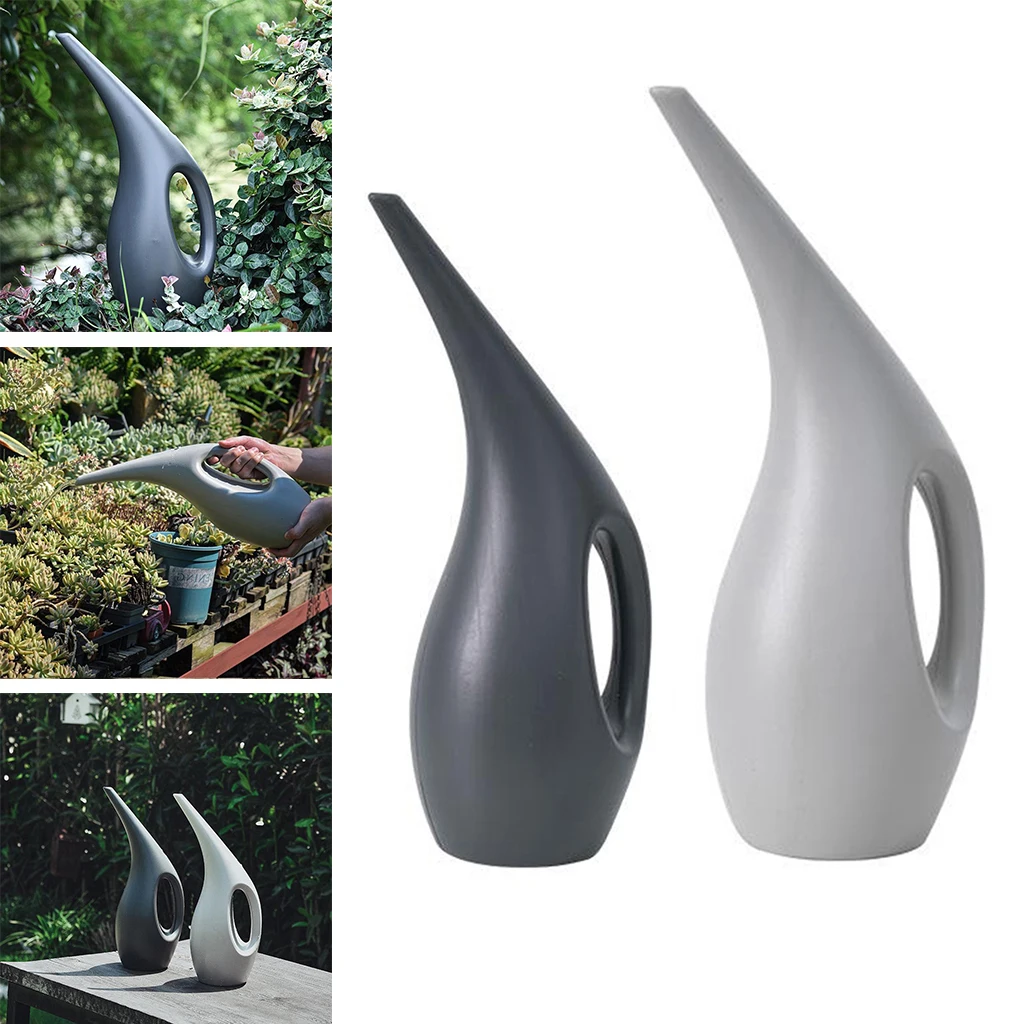 2Pcs Plastic Long Spout Watering Can House Plants Flower Garden Watering Pot
