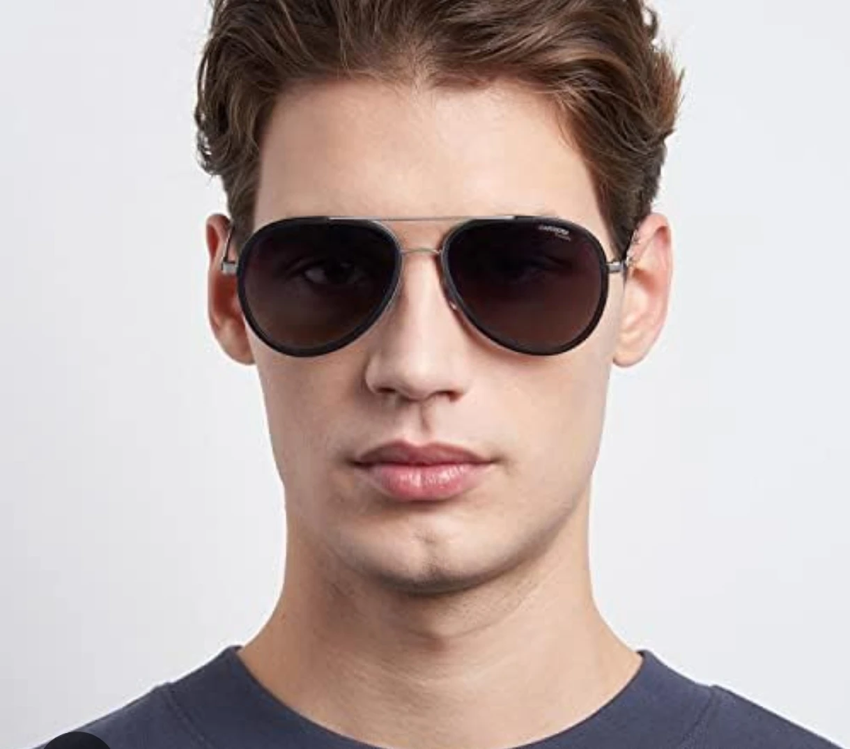 نظارات شمسية مستقطبة كلاسيكية من العلامة التجارية من Carrera للرجال، نظارات شمسية واقية من الشمس للطيار، طبقة ملونة للنساء على طراز توم هاردي، مرآة الضفدع