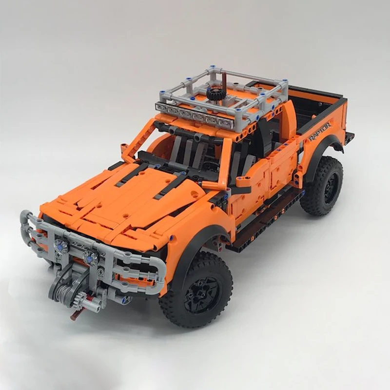 

NEW Upgrade 1465PCS Technical 42126 Raptors F-150 Pickup Truck Racing Car Building Block Model MOC Vehicle Bricks Toys Kids Gift