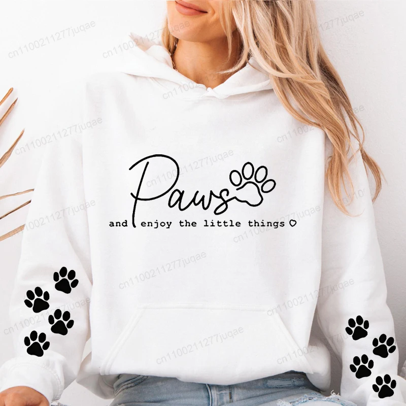 Poten en geniet van de kleine dingen Grappige hoodies Street chic Damesmode Sweatshirts Casual mode Sportkleding shirt met capuchon Tops