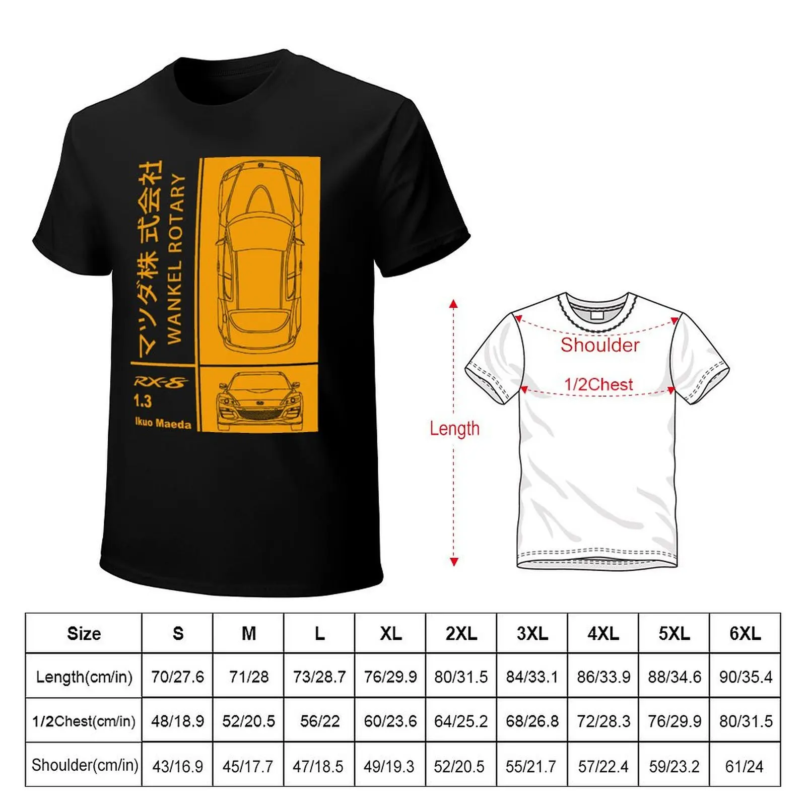 The RX8 Design T-Shirt sports fans sublime aesthetic clothes mens workout shirts