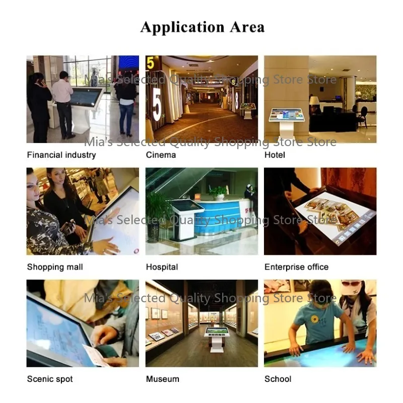 Interactive LCD Touch Screen Kiosk Multi Size All in One Horizontal Advertising Information Inquiry Machine