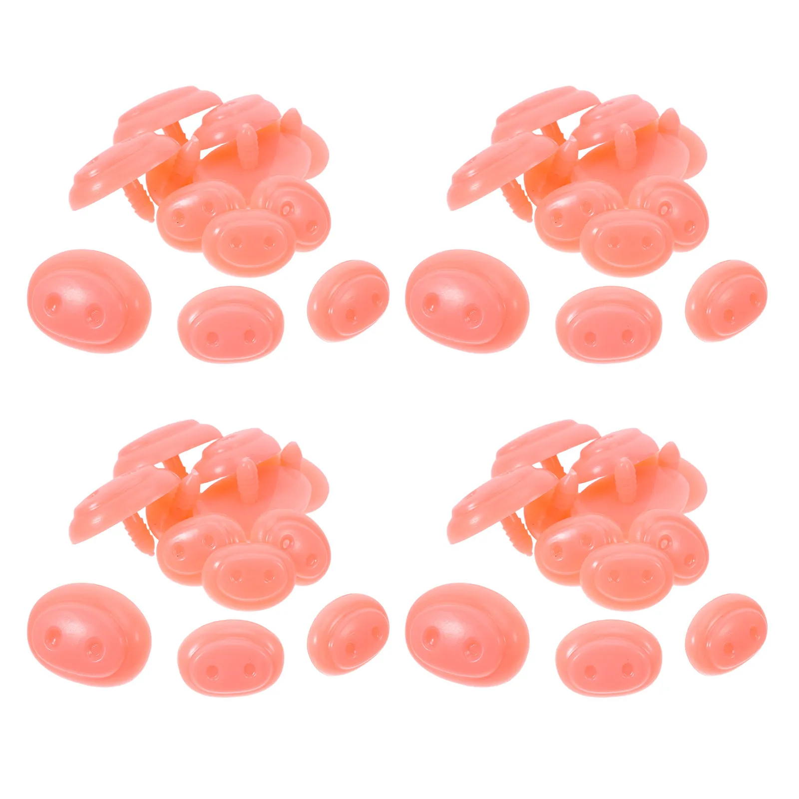 

30 комплектов милых розовых пластиковых носиков-свинок для мягких игрушек, вязаных крючком фигурок, аксессуары для рукоделия, оптом