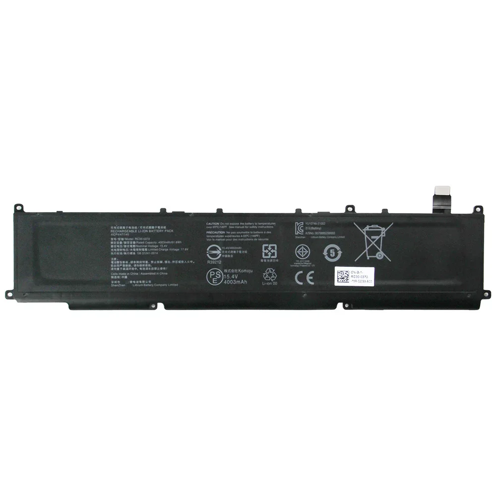 Rechargeable Battery 61.6Wh RC30-0370 RZ09-0370 RZ09-0368 For Razer Blade 14