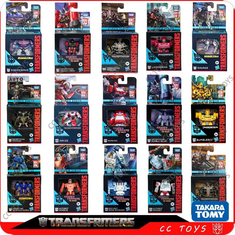 In Stock TransformersToy Studio Series86 Core Bumblebee Ironhide Rumble Novakane Arcee Robot Action Figures Collection Kids Toys