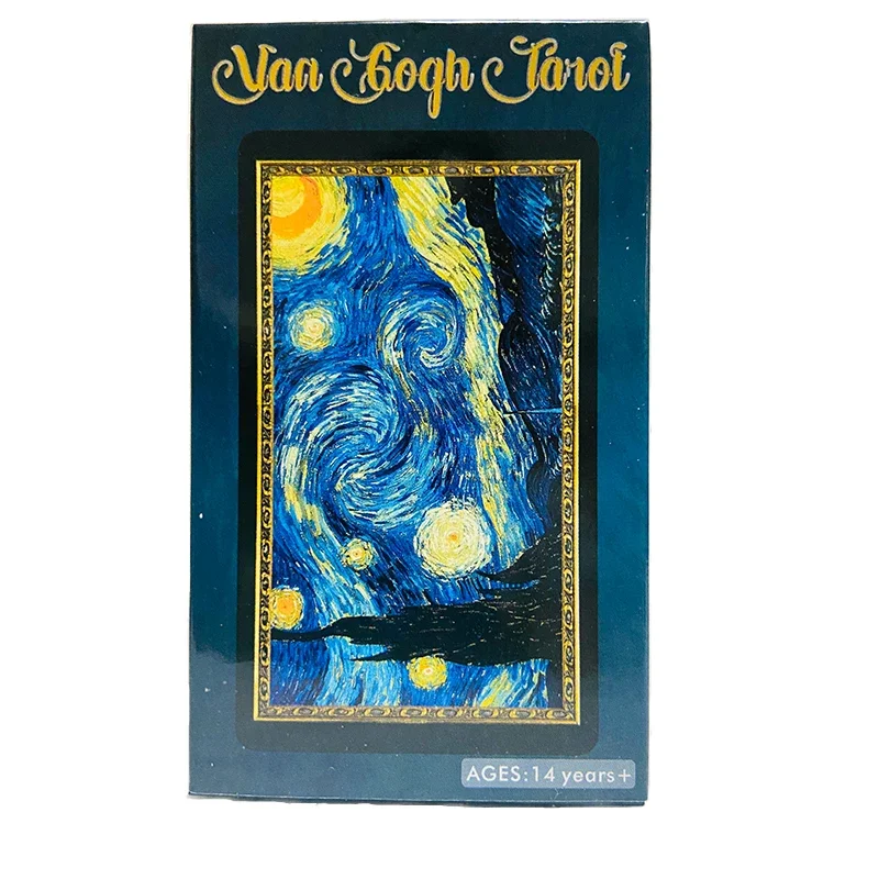 New Van Gogh Tarot Cards A 78 Cards Deck English Version Fortune Telling Divination Deck Game For Family Party women