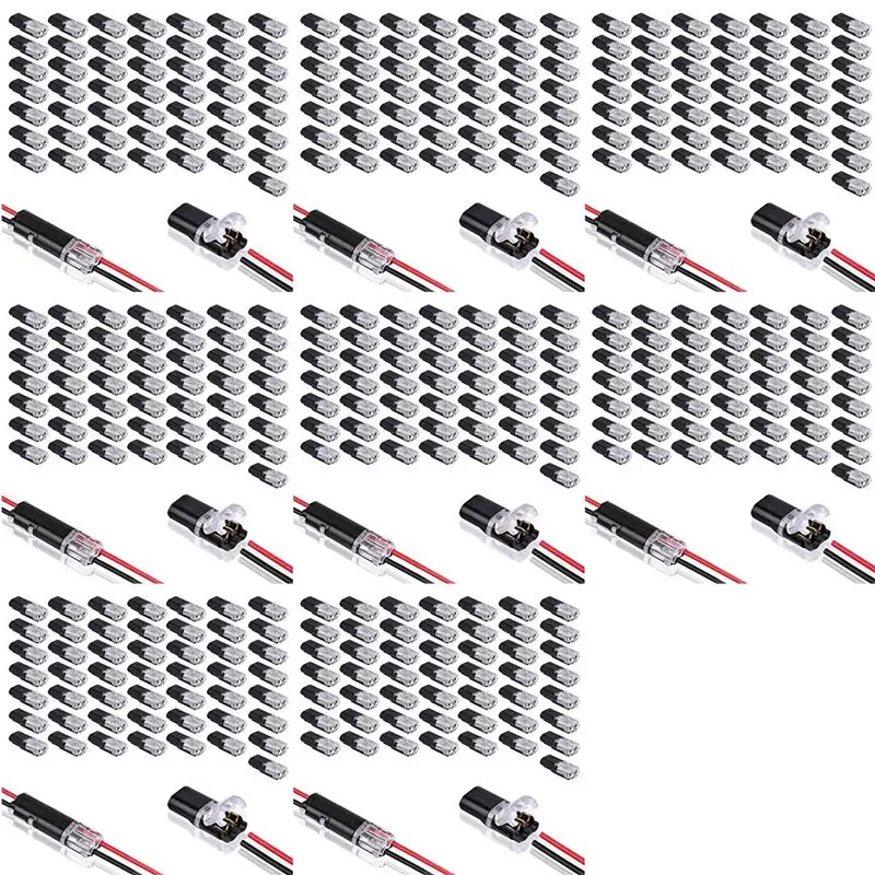 

Разъем A20F-400PC с двойным проводом и фиксирующей защелкой, универсальный компактный 2-контактный 2-позиционный соединитель для проводов