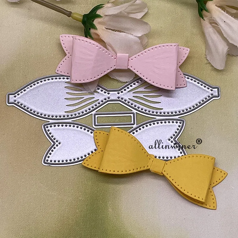 New Bow tie decoration Metal Cutting Dies for DIY Scrapbooking Album Paper Cards Decorative Crafts Embossing Die Cuts