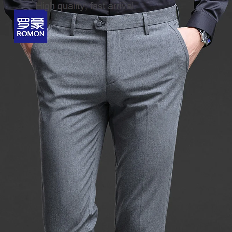 

Pants Autumn Men's Men's Business Fashion Slim Fit Ankle-Tied Trousers Formal Pants Men's Casual Pants Fashion
