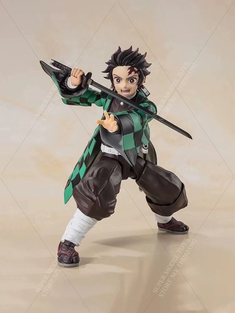 1/12 مقياس الجندي شيطان القاتل كيميتسو نو يابا كامادو تانجيرو كامادو Nezuko Tomioka Giyuu مجموعة كاملة 6 ''SHF عمل الشكل دمية