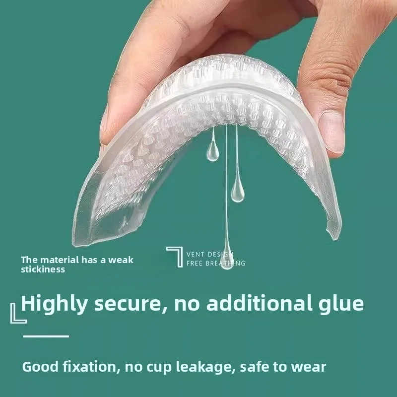 رفع حمالة صدر سيليكون إدراج منصات ملابس السباحة بيكيني تعزيز منحنى الثدي الصغيرة الصدر مقاوم للماء غير مرئية رفع لاصق Pas النساء #3