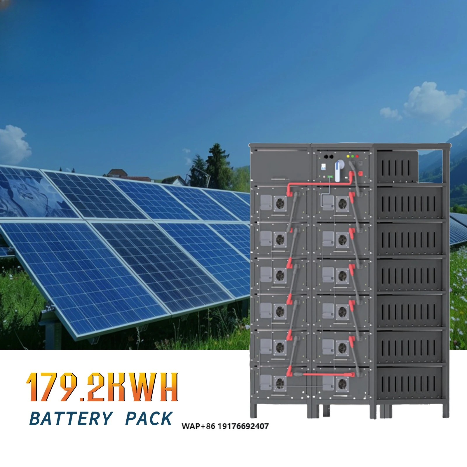 Compact Size Battery Cells Lithium Ion 280ah Support Multiple Communication Methods Solar Battery Price for Home