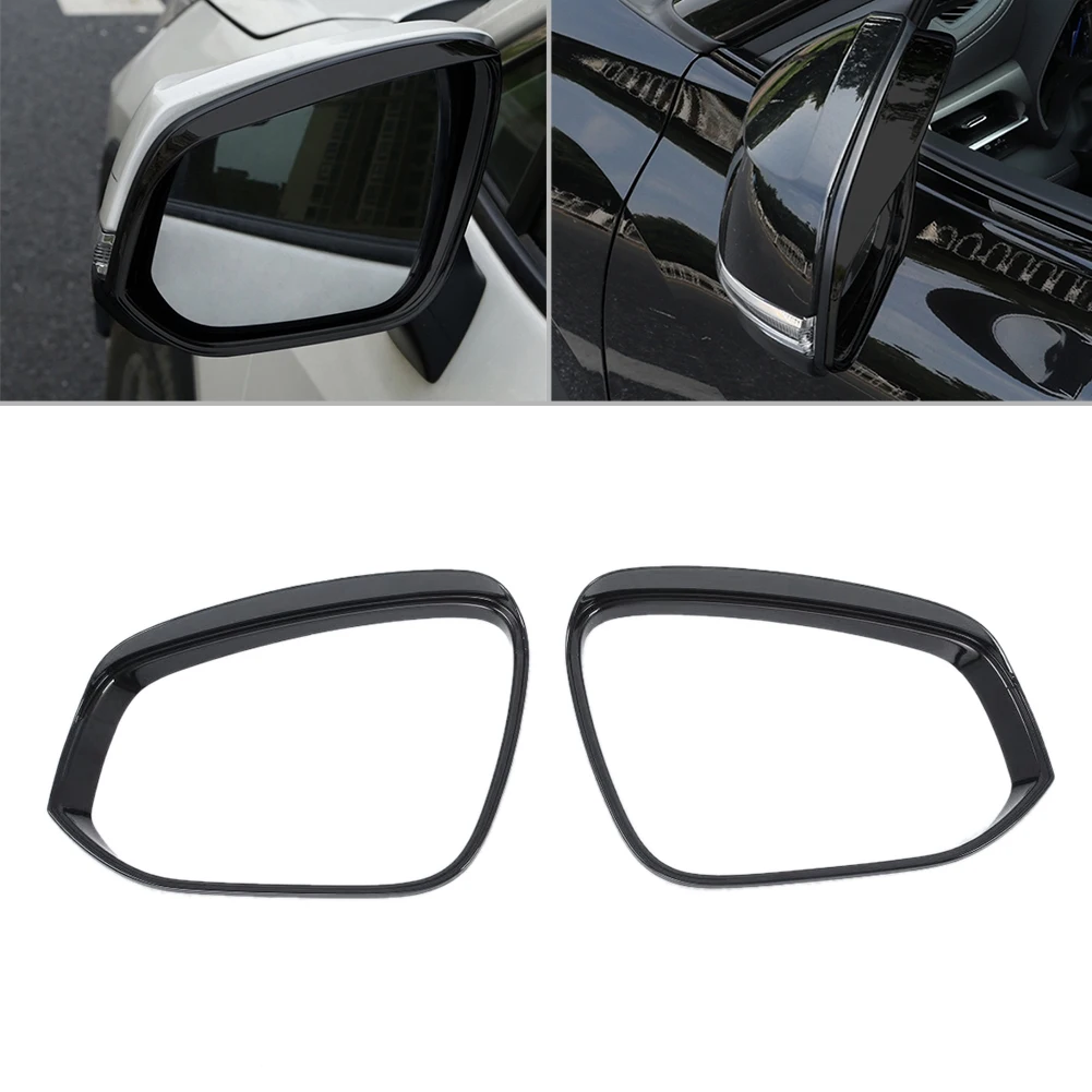 Car Rearview Mirror Rain Frame Eyebrow for Toyota Corolla CROSS 2022