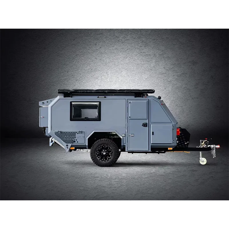 Mini Camper Trailers Off Road Caravan Mini Rv Camper Expedition Trailer Small Travel Trailer Metal Aluminum Rv Camper