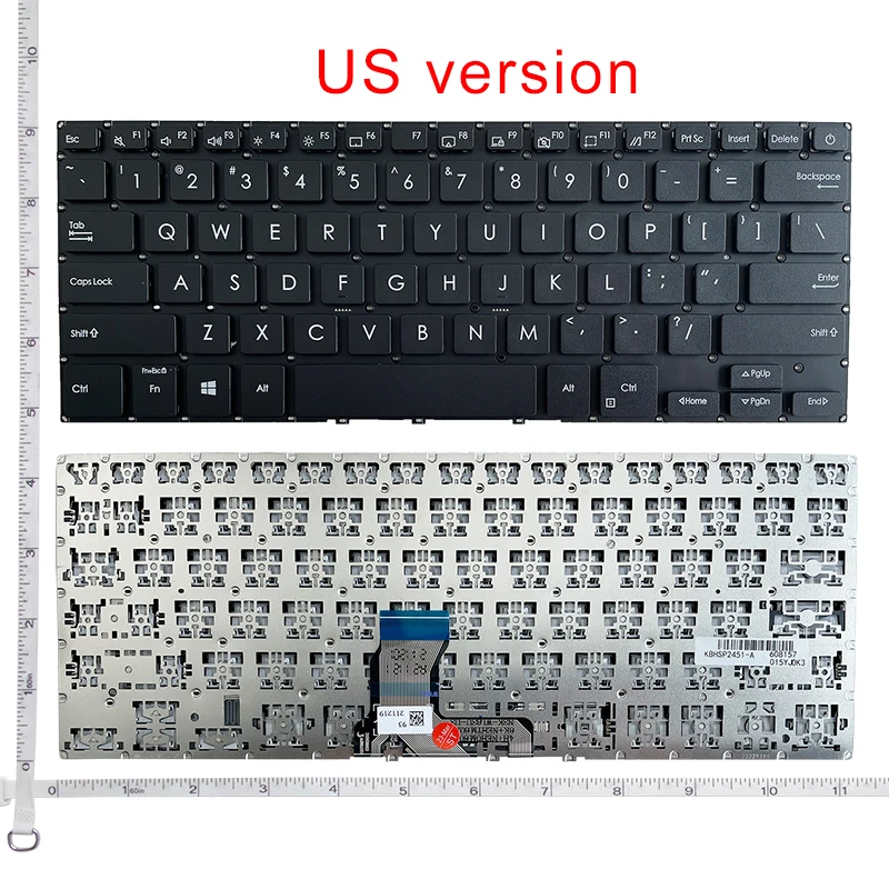 

GZEELE новая клавиатура для ноутбука ASUS P2451 P2451F P2451FA P2451FB P2541 P2541F США без подсветки