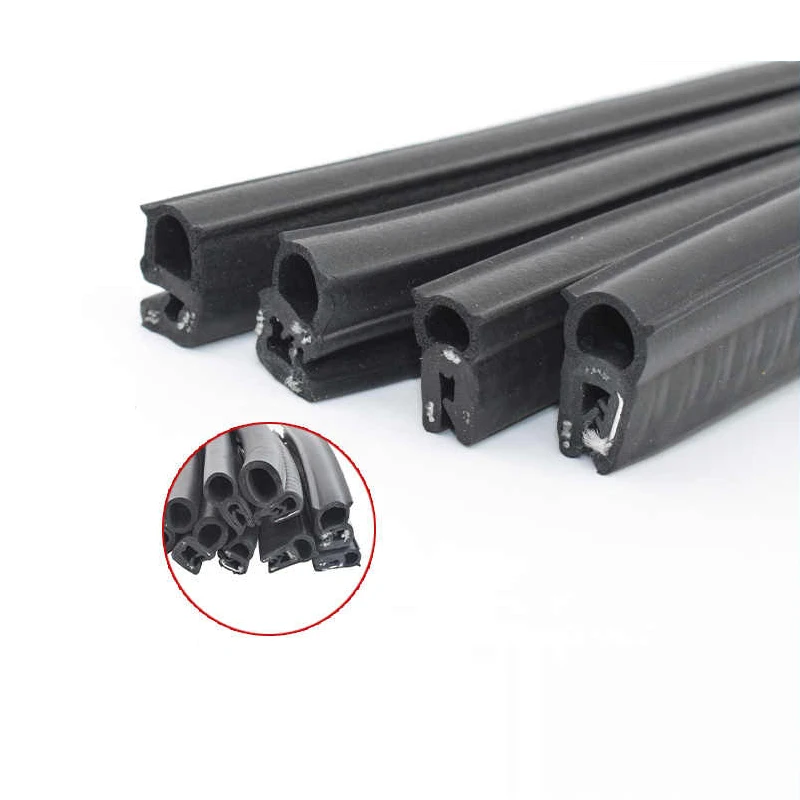 1M U Channel Rubber Edge Moulding Trim Weather Strip Car Door Protector Edge Guard Rubber Sealing Strip