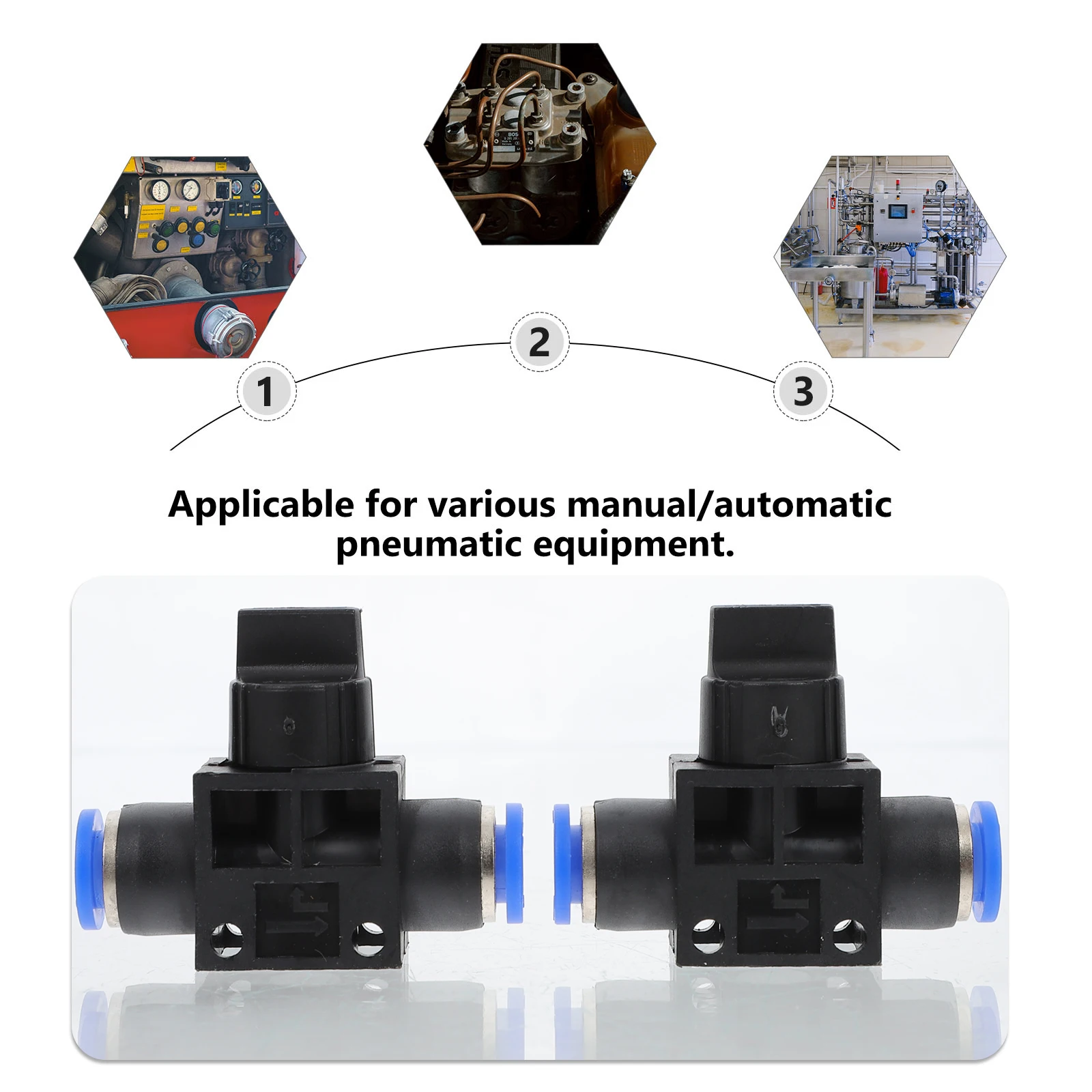 

Stainless Steel Pneumatic Fittings Pipe Speed Regulating Valve Connector Quick Connectors Anti Resistant