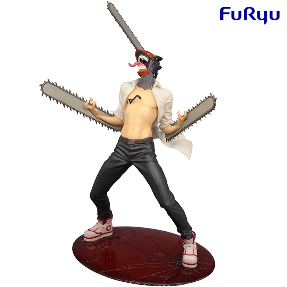 Furyu Exceed Creative Figure Chainsaw Man Denji Model Toys Collectible Anime Figure Gift for Fans