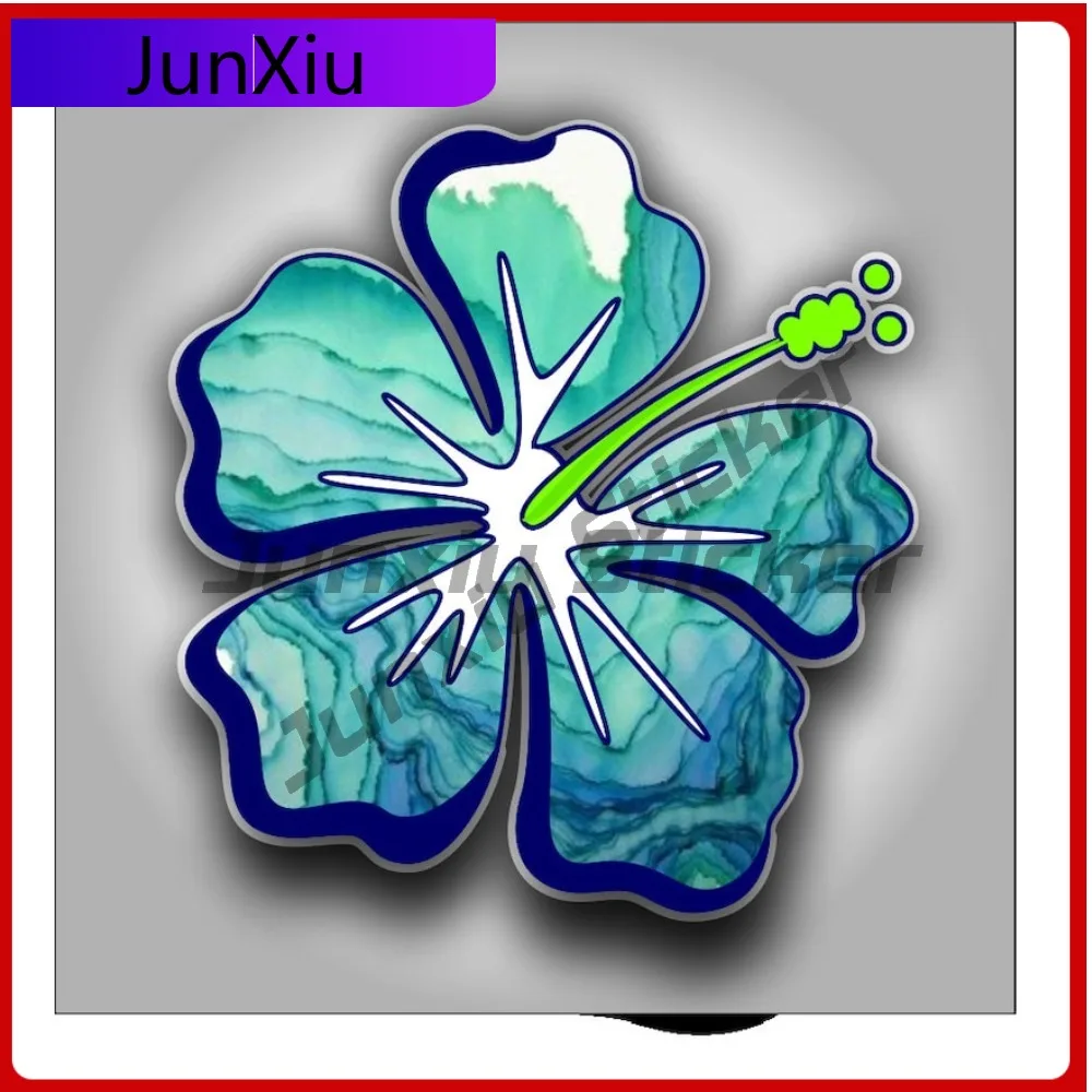 

Hibiscus Flower Sticker Anti Scratch Exterior Car Camper Windows Windshield Luggage Kayak Suv Decal Mountain Camper Decals Cars