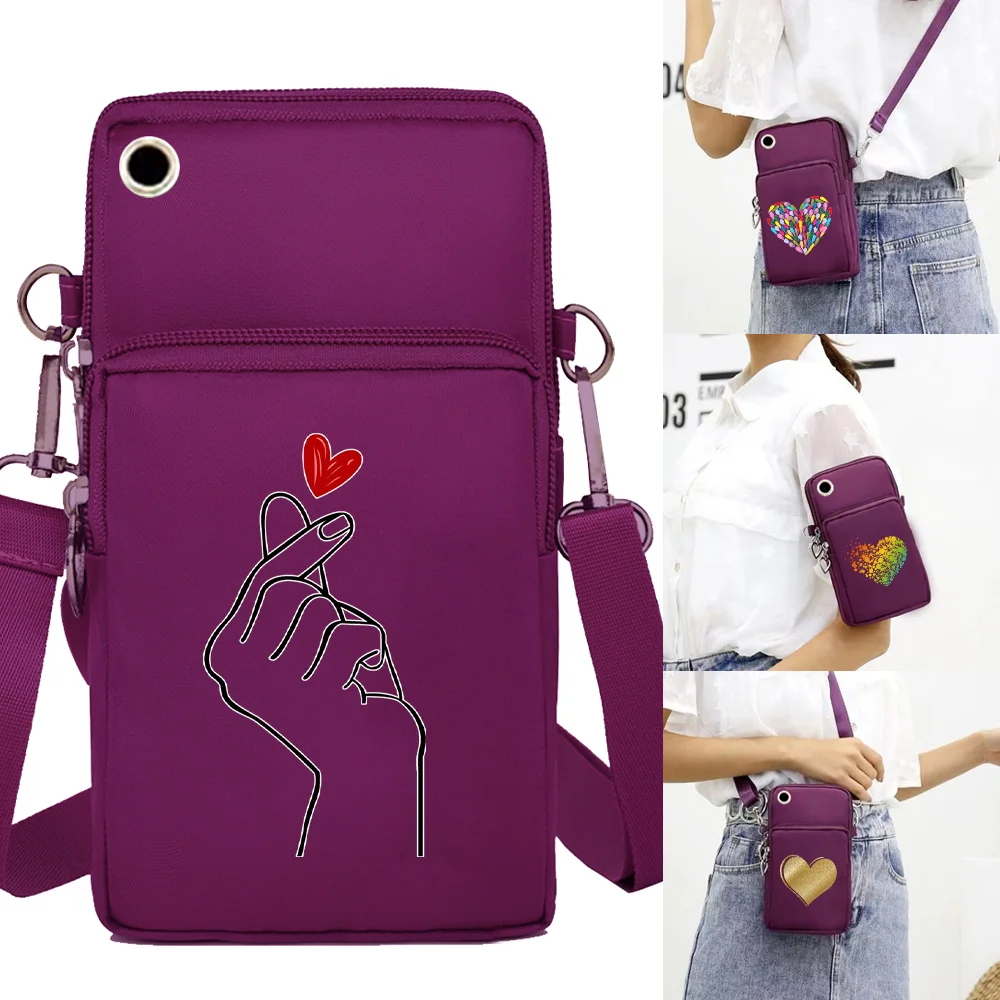 Universal Mobile Phone Case Bags Purse Pouch Shoulder Sport Arm Pack for IPhone 13 Pro Max Huawei P30 P40 Mate Love Series