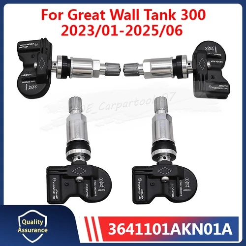 3641101AKN01A para 2023 2024 2025 tanque Great Wall 300 POER Haval H5 sistema de Monitor de presión de neumáticos Sensor 4 Uds TPMS 433MHZ