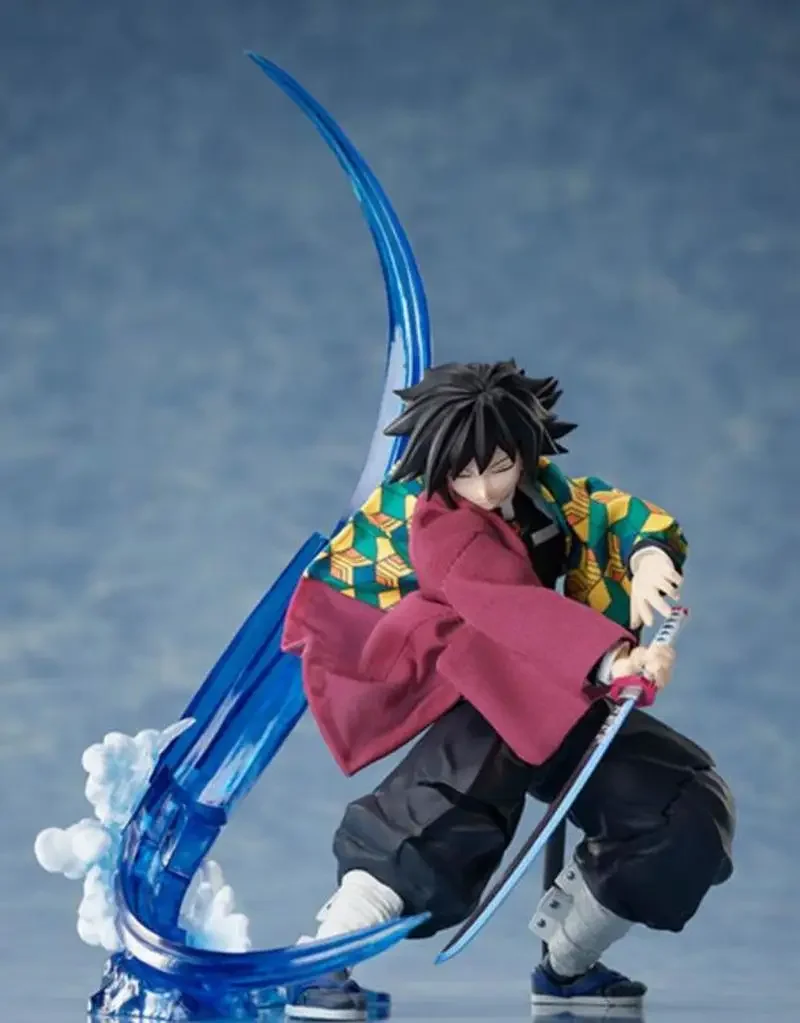 Original Aniplex Buzzmod Tomioka Giyuu Action Figure Anime Demon Slayer Kimetsu No Yaiba Figurine Pvc Mode Statue Doll Toys Gift