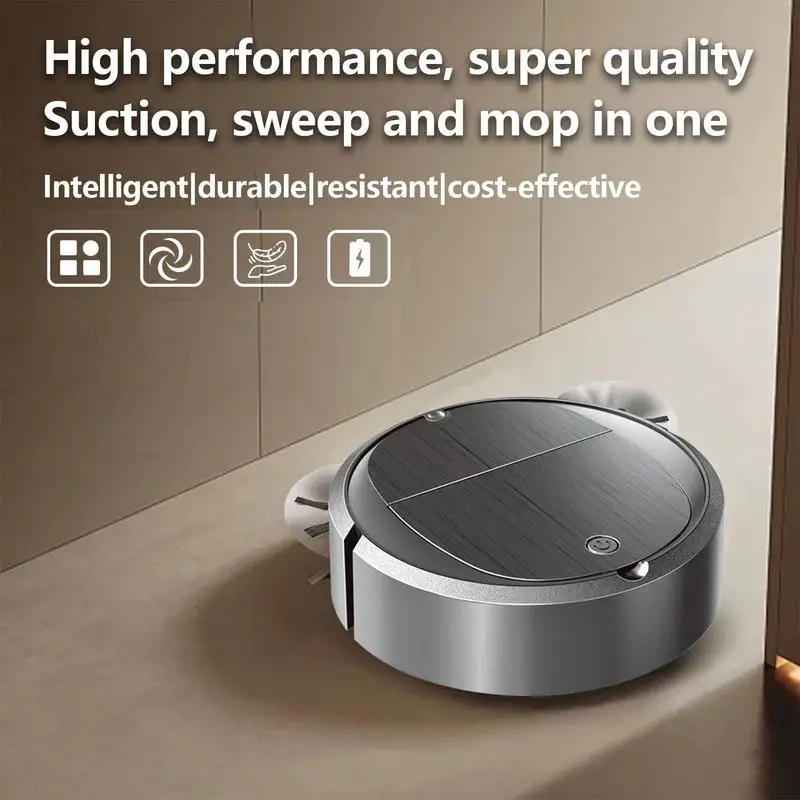 Robot Vacuum Cleaner Powerful Suction Mini Robot Cleaner Automatic Sweeper Battery Operated Automatic Obstacle Avoidance Pet