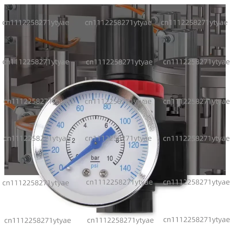BR4000 Pneumatic Pressure Reducing Valve Aluminum/Plastic 1.5Mpa 1/4 1/2 Air Compressor Parts New Conditions