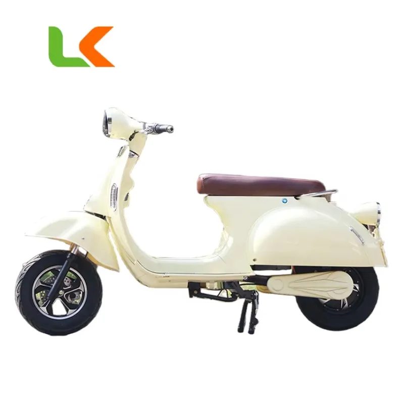 

2025 Newest Lotkind 1200W Best Motor Engine Street Legal Moped Electric Motorcycle With Headlights 48V Voltage-Price Sale