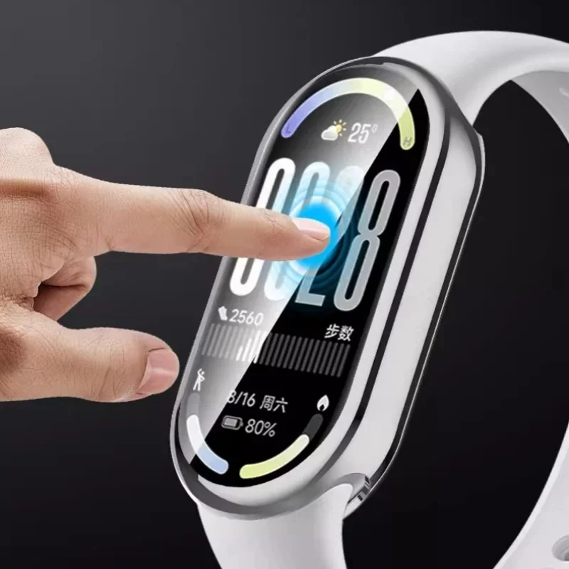 Soft TPU Cover for Xiaomi Mi Band 10 9 8 NFC Full Cover Screen Protector Case Xiaomi Mi Band 10 Band 9 8 Smartwatch Bumper Shell