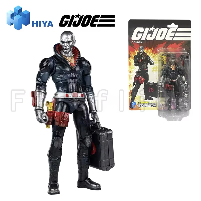 1/18 HIYA 3,75 zoll Action Figure Exquisite Mini Serie G.I.JOE Firefly Commander Destro Flint Strand Kopf Anime Modell Spielzeug – Detail 1