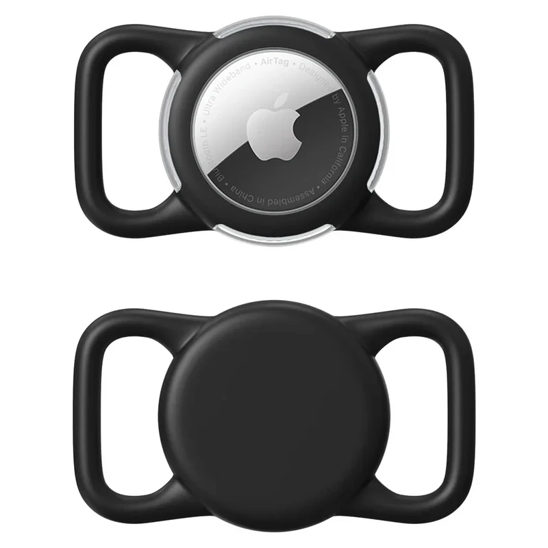 

Силиконовый защитный чехол для Apple AirTag: держатель-трекер для ошейников собак и кошек (защита от потери), подходит для ошейников диаметром 0,8-1 дюйм