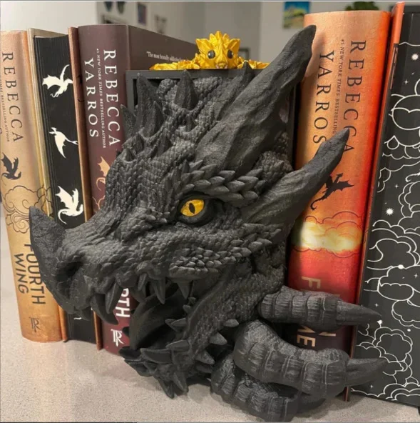 Dragon Statue Sculpture Bookend Book Support For Entrance Bar Living Room Popular Products Resin Crafts Longmei Home Decoration