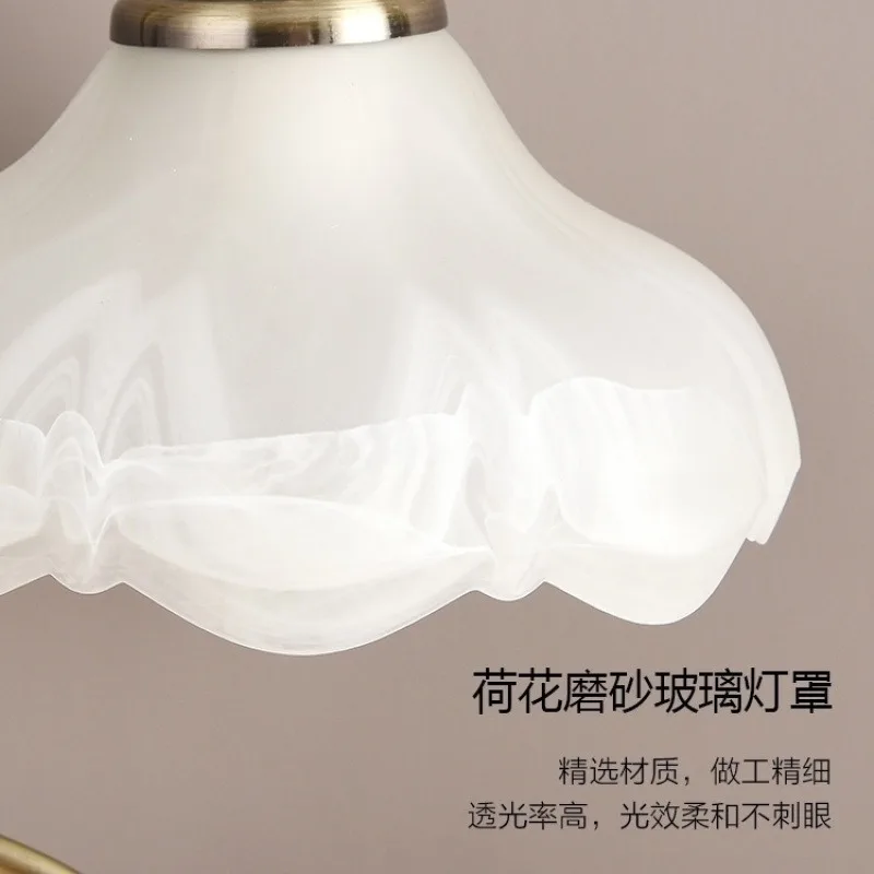 女の子調光可能な LED 寝室ガラス ベッドサイド ランプ ウェディング エバーライト